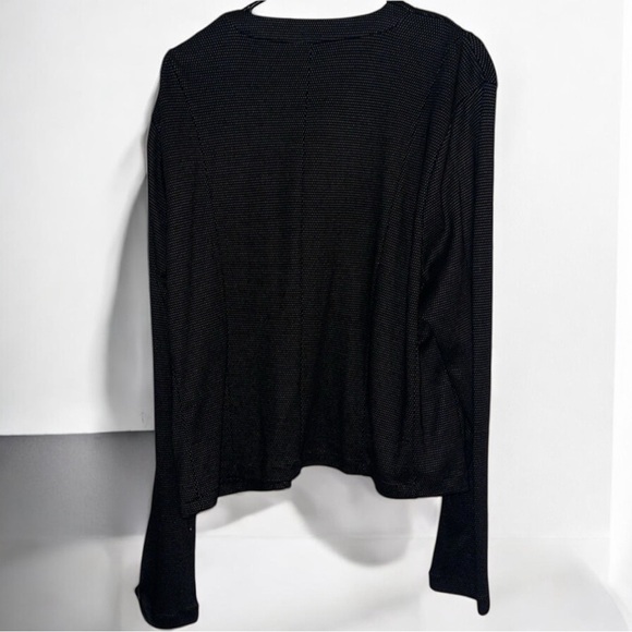 🌹NWT:MAURICES BLACK/WHITE DOT OPEN JACKET - Picture 4 of 6